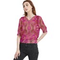 Tondo symmetry Quarter Sleeve Blouse View1