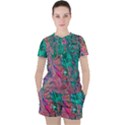 Green Pour Women s T-Shirt and Shorts Set View1