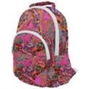 Collage  Rounded Multi Pocket Backpack View1