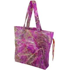 Pink Blend Drawstring Tote Bag