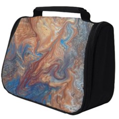Blue Flow Full Print Travel Pouch (large)