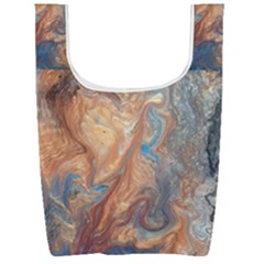 Blue Flow Foldable Shopping Bag