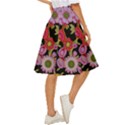 Mid Century Retro Floral 1970s 1960s Pattern 70 Classic Short Skirt View3
