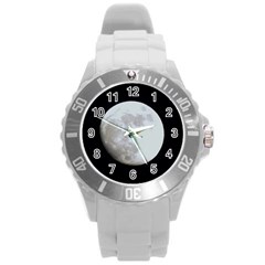 Moon Round Plastic Sport Watch Large