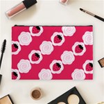 Cake Top Pink Cosmetic Bag (Large) Front