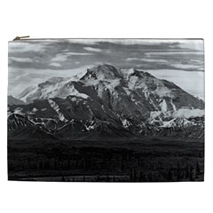 Vintage Usa Alaska Beautiful Mt Mckinley 1970 Cosmetic Bag (xxl)