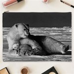 Vintage USA Alaska mother polar bear 1970 Cosmetic Bag (XXXL) Front