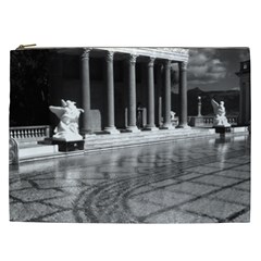 Vintage Usa California San Simeon Neptune Pool 1970 Cosmetic Bag (xxl)