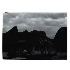 Vintage China Guilin River Boat 1970 Cosmetic Bag (xxl)