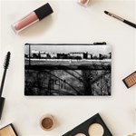 Vintage Germany Berlin wall 1970 Small Makeup Purse Back