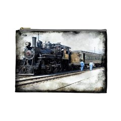 The Steam Train Large Makeup Purse