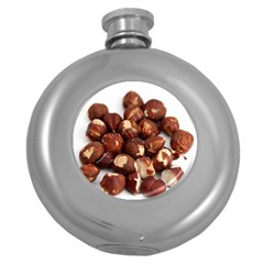Hazelnuts Hip Flask (round)