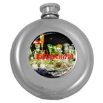 DabDabCity710 Hip Flask (Round) Front