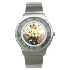 French Warship Stainless Steel Watch (unisex) by gatterwe