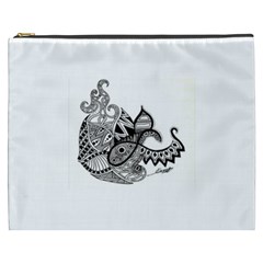 Petal Doodle Cosmetic Bag (xxxl)