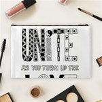 Watch The World Unite As You Turn Up The Love Cosmetic Bag (Large) Back