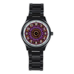 Smoke Art (18) Sport Metal Watch (black)