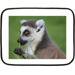Ring Tailed Lemur  2 Mini Fleece Blanket (two-sided) by smokeart