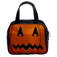 Pumpkin Classic Handbag (two Sides) by Contest1603161