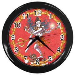 Shiva Wall Clock (black)