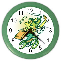 Paperboy Wall Clock (color)