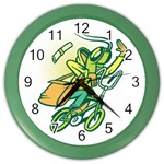 Paperboy Wall Clock (Color) Front