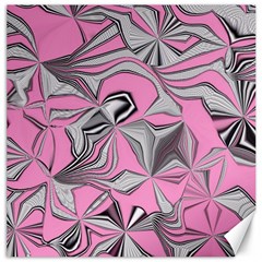 Foolish Movements Pink Effect Jpg Canvas 12  X 12  (unframed)