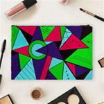 Modern Art Cosmetic Bag (Large) Back