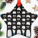 penguin group Star Ornament (Two Sides) Back