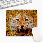 Electrified Fractal Jaguar Large Mousepad Front