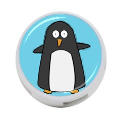 Hello Penguin 4-port Usb Hub (one Side)