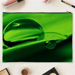 Green Drop Cosmetic Bag (XXXL) Back