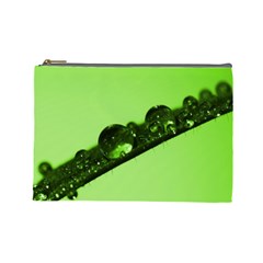 Green Drops Cosmetic Bag (large)