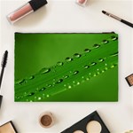 Waterdrops Cosmetic Bag (Large) Back