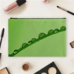 Waterdrops Cosmetic Bag (Large) Front