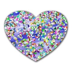 Ying Yang Mouse Pad (heart)