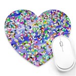 Ying Yang Mouse Pad (Heart) Front