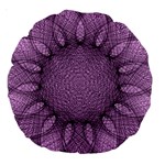 Mandala 18  Premium Round Cushion  Back