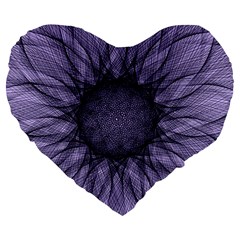 Mandala 19  Premium Heart Shape Cushion