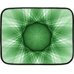 Spirograph Mini Fleece Blanket (Two Sided) 35 x27  Blanket Back