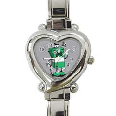 Don t Waste Your Time    Heart Italian Charm Watch  by Contest1771648