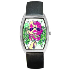 Bozo Zombie Tonneau Leather Watch by Contest1731890