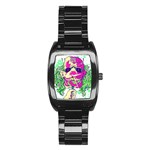 Bozo Zombie Stainless Steel Barrel Watch Front