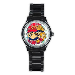 Mario Zombie Sport Metal Watch (black) by Contest1731890