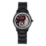 YinYang Sport Metal Watch (Black) Front