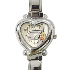 Happy Beam Heart Italian Charm Watch 