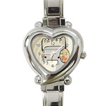 Happy Beam Heart Italian Charm Watch  Front