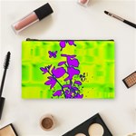 Butterfly Green Cosmetic Bag (Medium) Front