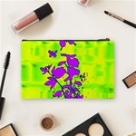 Butterfly Green Cosmetic Bag (Medium) Back
