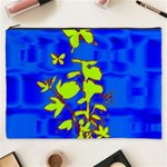 Butterfly blue/green Cosmetic Bag (XXXL) Front